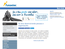 Tablet Screenshot of fundatec.com.br